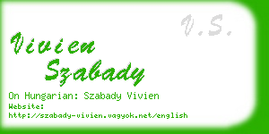 vivien szabady business card